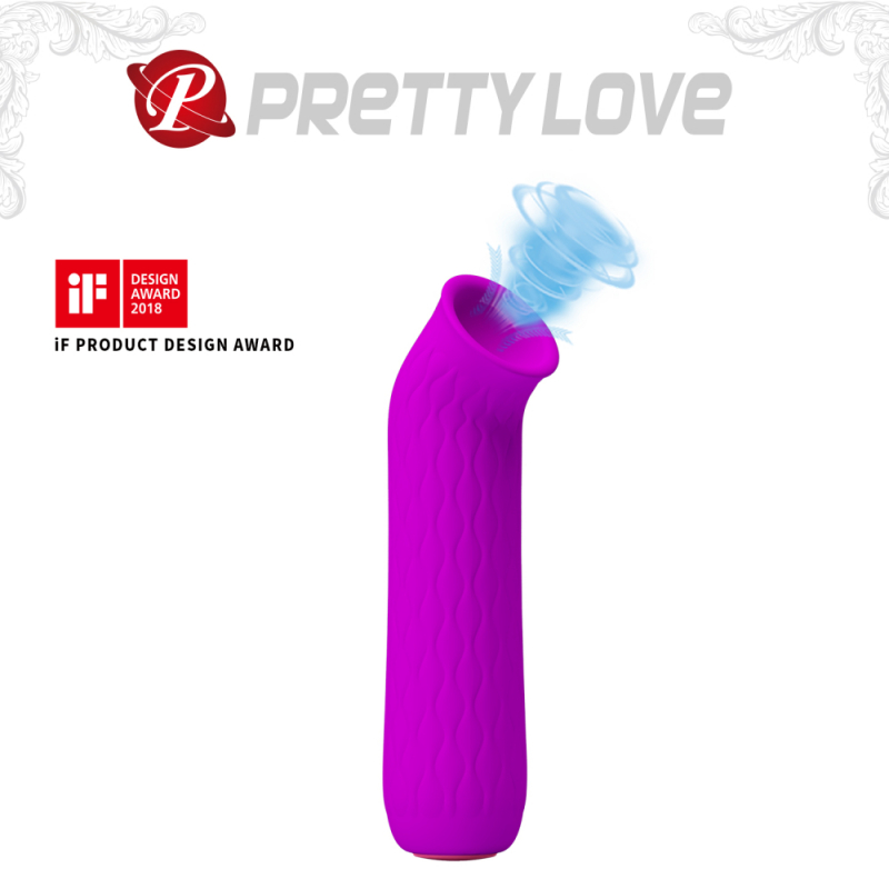 Вакуумный стимулятор для клитора и сосков "Pretty Love Ford" фиолетовый 